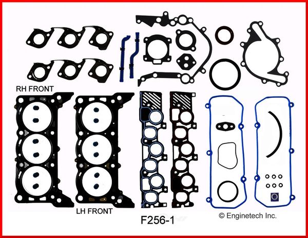 Full Gasket Set (EngineTech F256-1) 97-98 See Notes