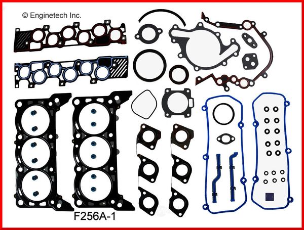 Full Gasket Set (EngineTech F256A-1) 1998 Only