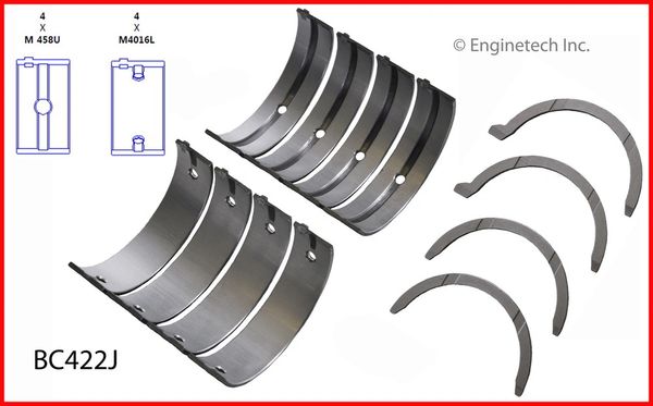 Main Bearing Set (EngineTech BC422J) 99-05