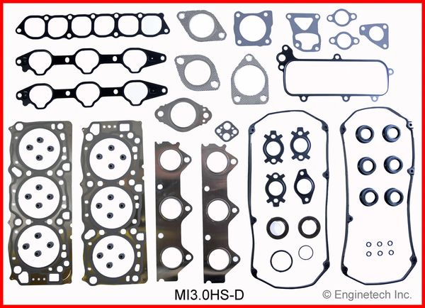 Head Gasket Set - MLS (EngneTech MI3.0HS-D 99-05