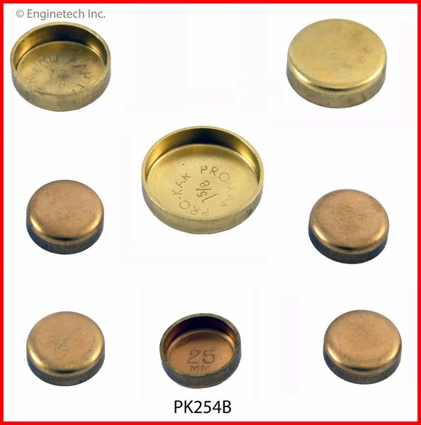 Frost Plug Set - Brass (EngineTech PK254B) 99-05