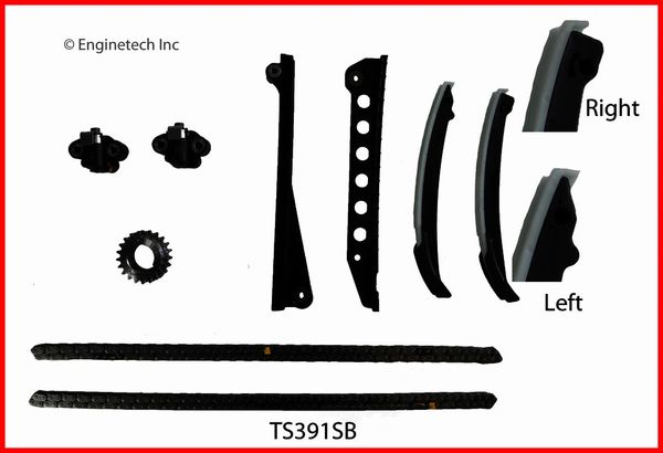 Timing Component Kit (EngineTech TS391SB) 02-14