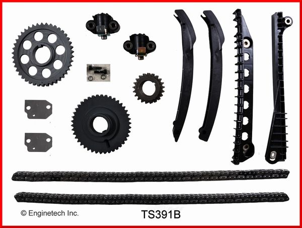 Timing Component Kit (EngineTech TS391B) 02-18