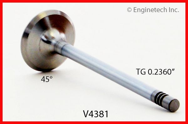 Valve - Exhaust (EngineTech V4381) 00-16