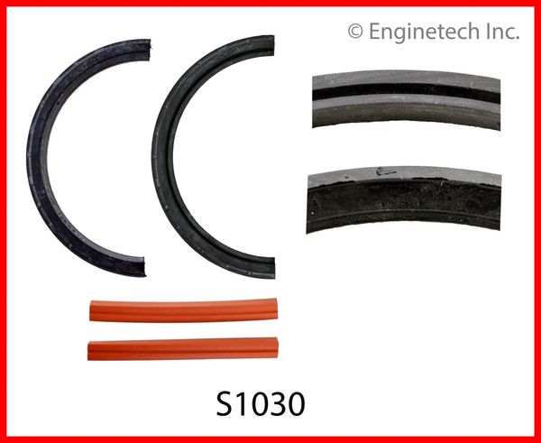 Rear Main Seal - 2 Piece (EngineTech S1030) 58-78