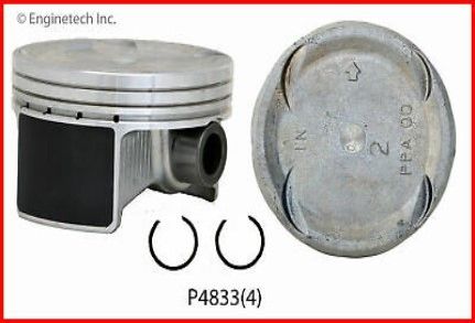Piston Set - Hyperutectic (EngineTech P4833-4)) 03-11 See Listing