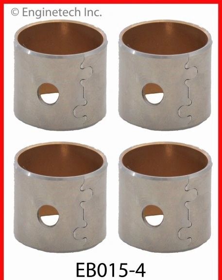 Piston Pin Bushing Set (EngineTech EB015-4) 02-15