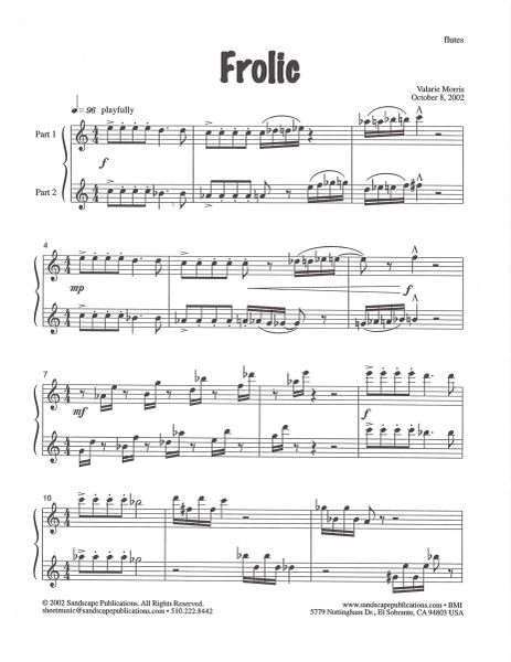 Frolic (duet) (Instruments: horns)