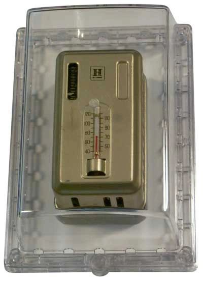 UG-3C: OVERSIZED - Clear Thermostat Guard  Uni-Gard Inc-Thermostat Guards  & Safety Technology (STI) Products