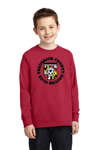 FCSC- Port & Company Youth Long Sleeve Core Cotton Tee PC54YLS