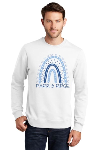 Parr's Ridge- Unisex Crewneck Rainbow Sweatshirt