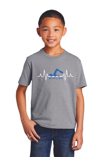 Nottingham Marlins- Heartbeat Tee (Adult/Ladies/Youth Styles)