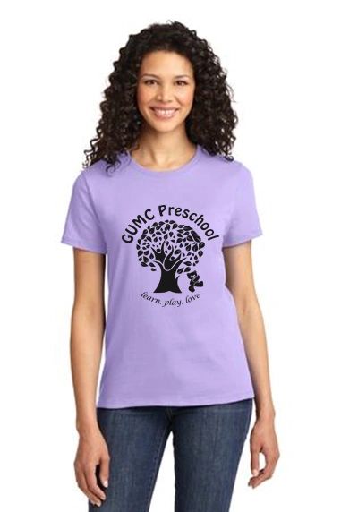 GUMC- Ladies Cut Crewneck Cotton T-Shirt