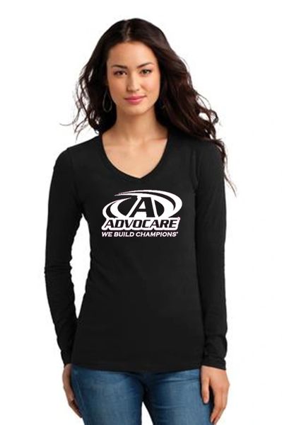 Advocare- Ladies V-neck Long Sleeve T-Shirt