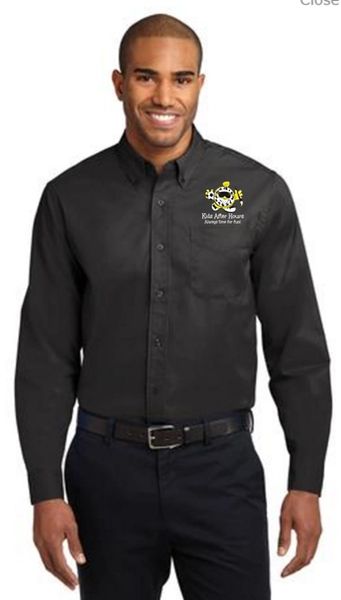 KAH Scrabble- Men's Button Down Long Sleeve Shirt (S608)