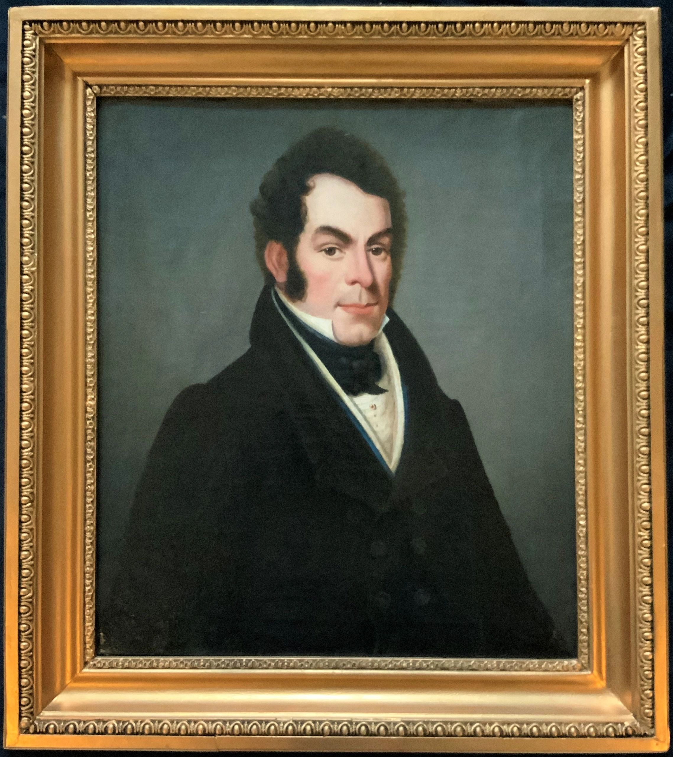 LARGE EXCEPTIONAL EARLY 1800's GEORGIAN OIL PORTRAIT PAINTING OF AN ...