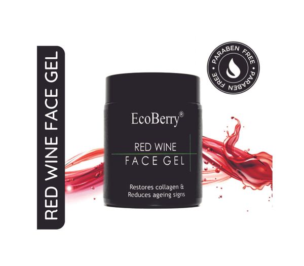 Red Wine Gel Natural Handmade Cosmetics Skincare Haircare Organic