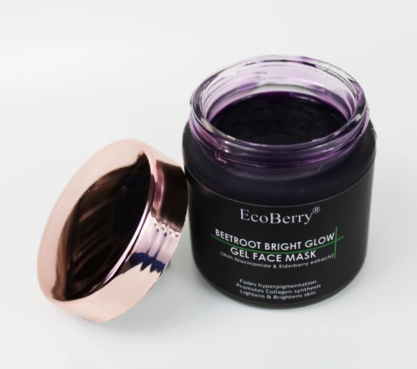 Beetroot Bright Glow Gel Face Mask Natural Handmade Cosmetics