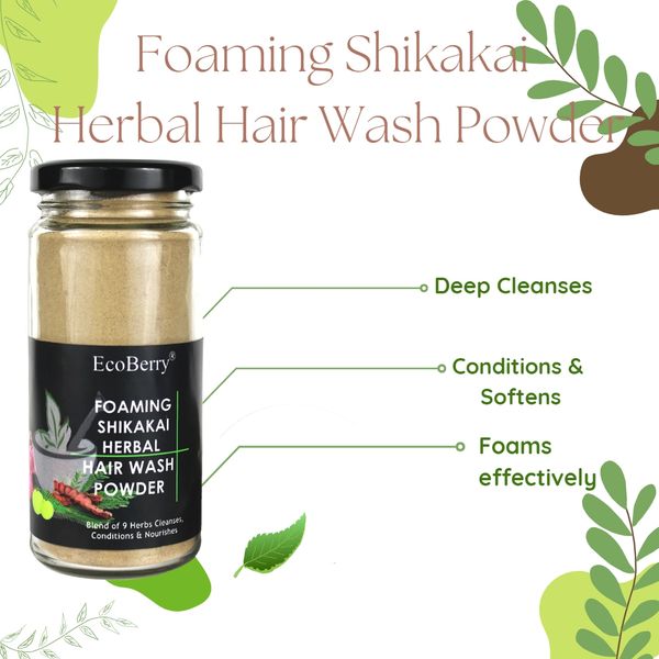 shikakai hair wash powder chemical free herbal foaming deep clean | Natural  Handmade Cosmetics Skincare Haircare Organic Products