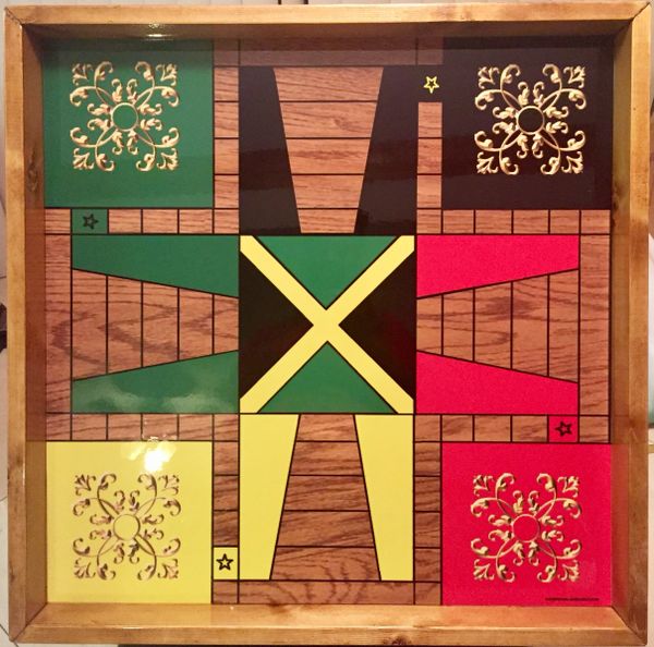 25” Jamaica Flag Ludi Board