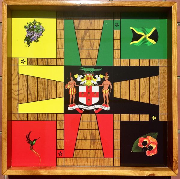 25” Jamaica Flag Ludi Board