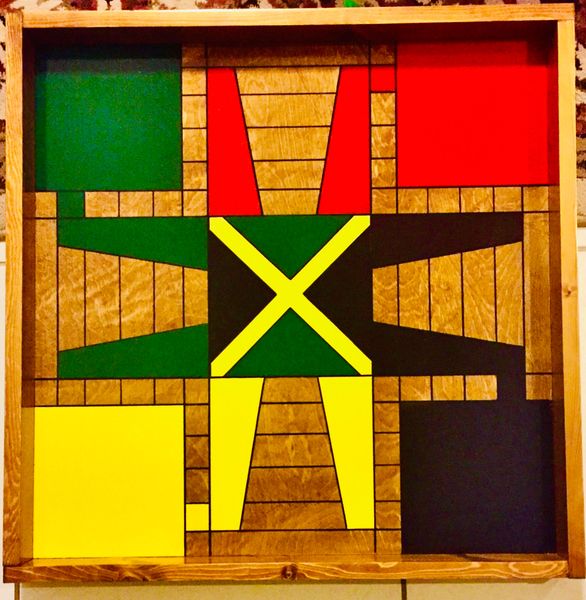 25” JA Flag v2 Ludi Board