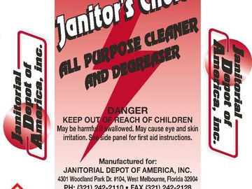 janitors choice, all purpose, heavy equipment, industrial, stripping