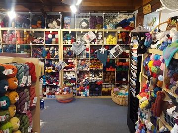 Yarn Cloud shop picture - worsted, bulky and chunky weight yarns