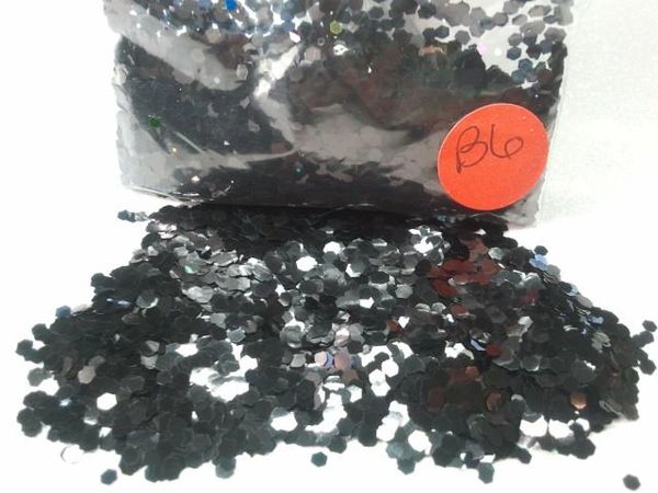 B6 Black Magic (.094) Solvent Resistant Glitter