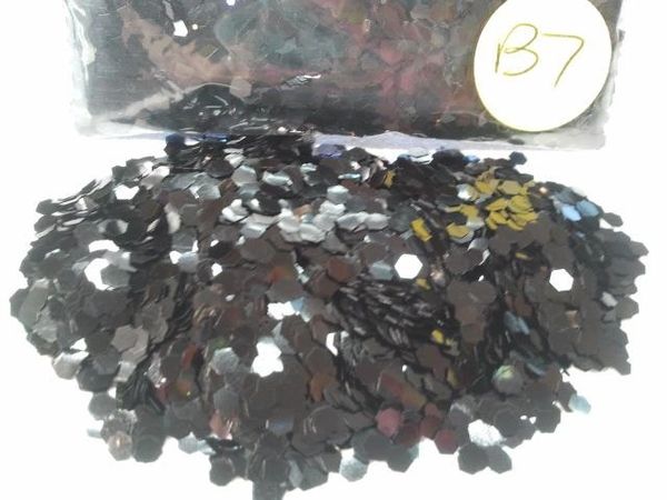 B7 New Black (.094) Solvent Resistant Glitter