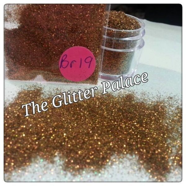 BR19 Brown Luster Iron (.008) Solvent Resistant Glitter