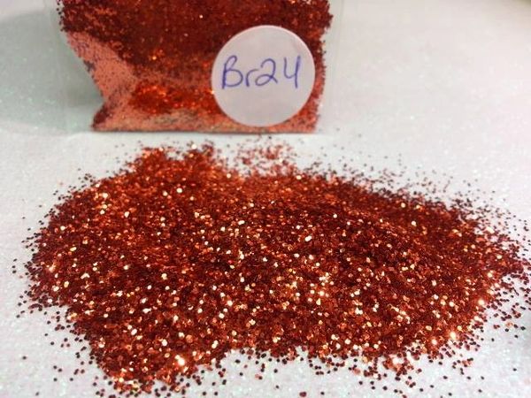 BR24 Sand Copper (.015) Solvent Resistant Glitter
