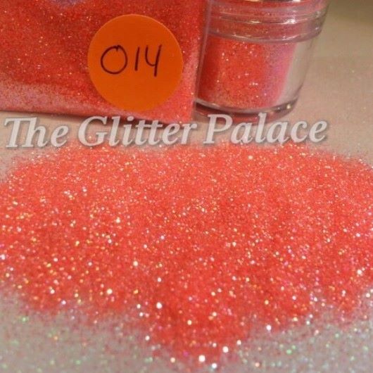 O14 Super Orange (.008) Solvent Resistant Glitter
