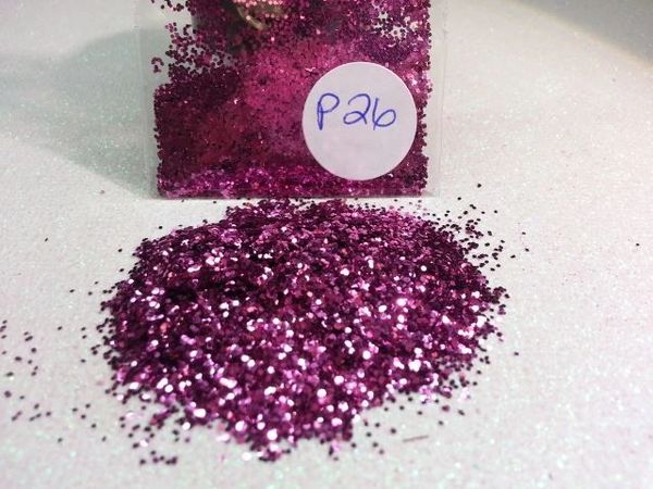 P26 Princess Pink (.025) Solvent Resistant Glitter