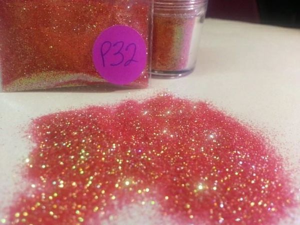 P32 Hot Lava (.008) Solvent Resistant Glitter