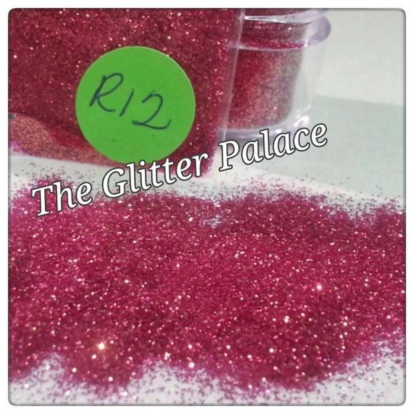 R12 Lotus Red (.008) Solvent Resistant Glitter