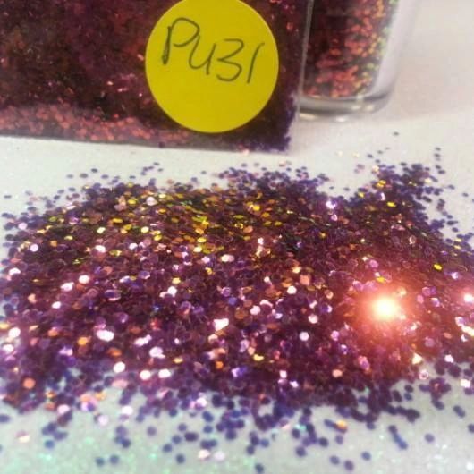 PU31 Yarrow Violet (.040) Solvent Resistant Glitter