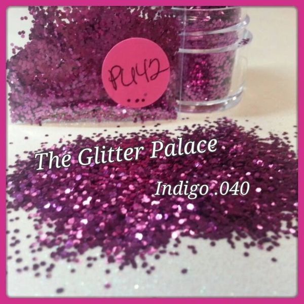 PU42 Indigo (.040) Solvent Resistant Glitter