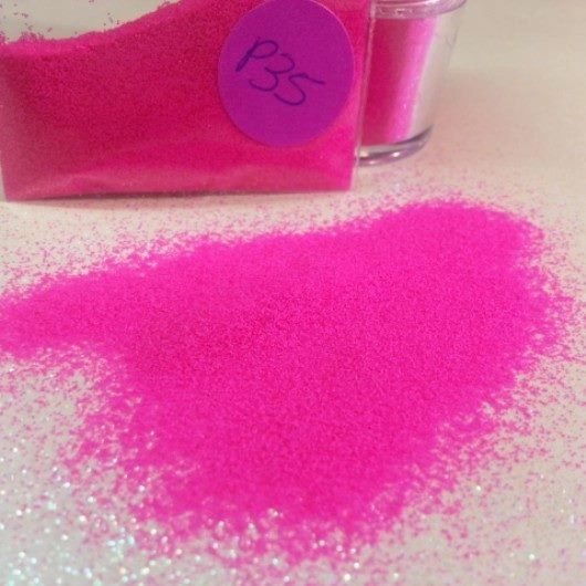 P35 Neon Magenta (.008) Solvent Resistant Glitter