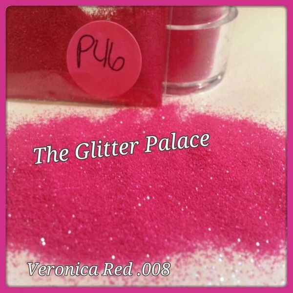 P46 Veronica Red (.008) Solvent Resistant Glitter