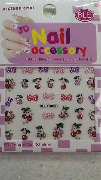 Water Slide Decal (BLE1006) Cherries