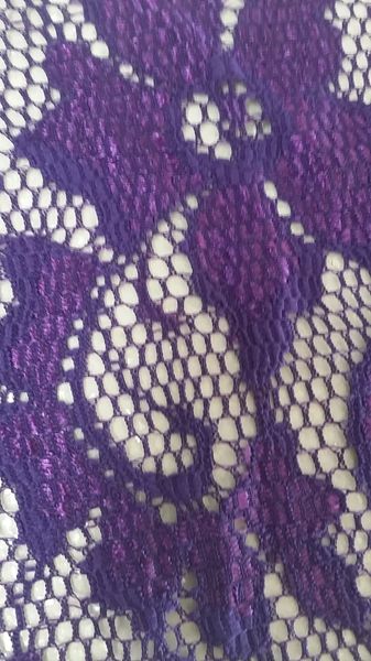 Lace - #L3. Dark Purple Lace for encapsulation