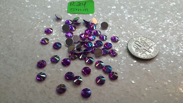 Rhinestone #R24 (5 mm Pointed rhinestone)