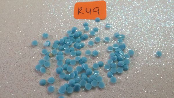 Rhinestone #R49 (3mm baby blue jelly rhinestone)(1 pack)