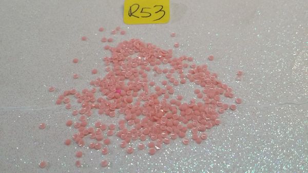 Rhinestone #R53 (1.5 mm peach jelly rhinestone)