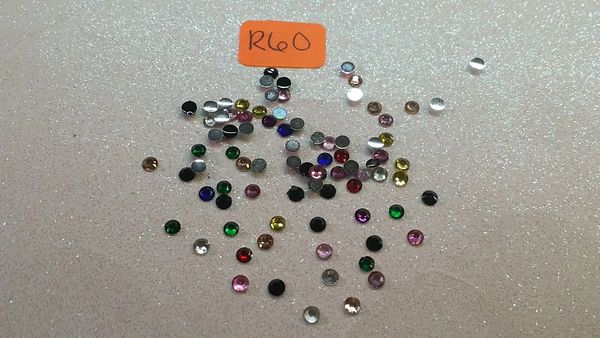 Rhinestone #R60 (2.5 mm mixed color rhinestone)