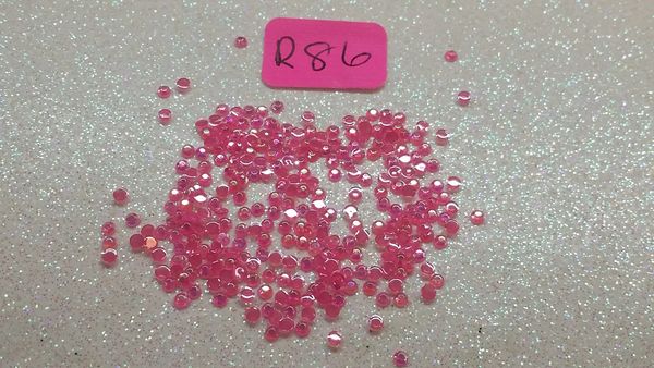 Rhinestone #R86 (1.5 mm pink jelly rhinestone)