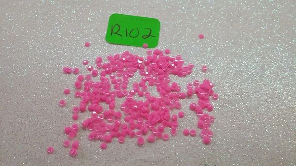Rhinestone #R102 (1.5 mm hot pink rhinestone)