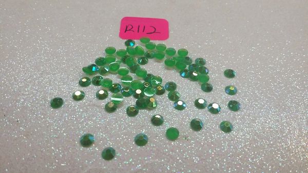 Rhinestone #R112 ( 3 mm A/B Green Rhinestone)