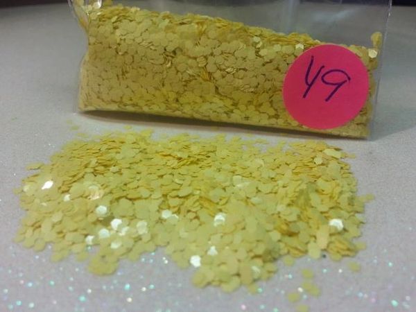 Y9 Caetus Yellow (.062) Solvent Resistant Glitter